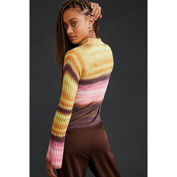 Anthropologie x Pilcro Velvet Turtleneck Sweater Size XS - Picture 2 of 8